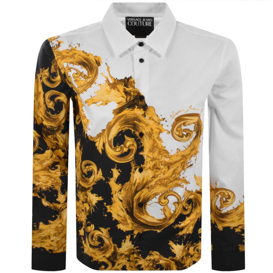 Versace Jeans Couture Long Sleeve Shirt Black | Mainline Menswear us